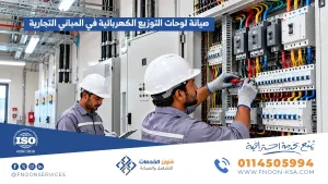 صيانة لوحات التوزيع الكهربائية في المباني التجارية